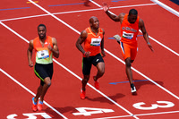 Men 100m Semi-final heat 3