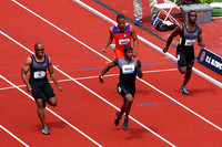 Men 100m Semi-final heat 1