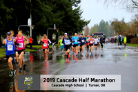 2019 Cascade Half:  Half Start