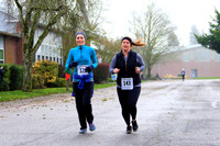 2020 Cascade Half:  2 mile Finish