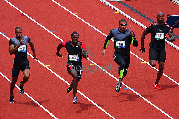 Men100m Semi-final heat 2