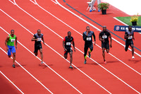 Men 100m Semi-final heat 2