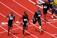 Men 100m Semi-final heat 2